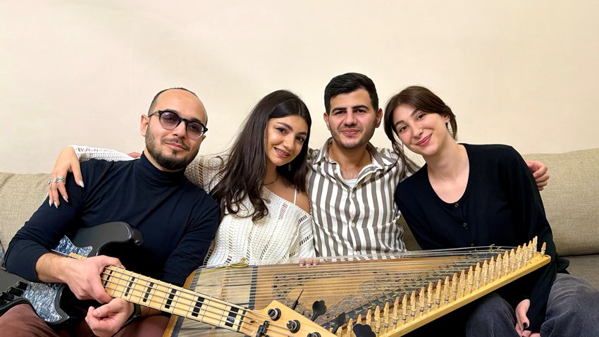 “KaraLini” band,Qnarik Shmavonyan,Eteri Hovhannisyan,Gor Avetisyan,Davit Poghopsyan, «ԿարաԼինի» բենդ